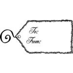 To-From Gift Tag H 26011