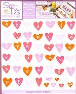 See-D's Hearts Letters and Numbers.