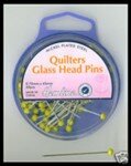 Quilters Glass Head Pins Hemline