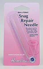 Ballpoint Snag Repair Needle.