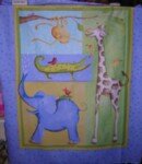 Zoo Animals Cot Panel