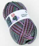 Can Can Glitz  Wool 150g - Grey,Pink,Red 04