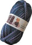 Can Can Glitz  Wool 150g - Turquoise,Black,Pink 08