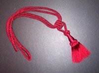 Burgundy Tieback