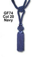 Turkshead Tieback Navy 20