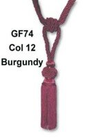 Turkshead Tieback Burgundy 12