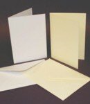 50 C6 White or Ivory Cards and Envelopes