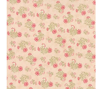 Floral pattern on pink