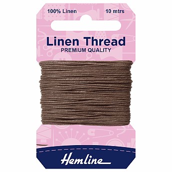 Linen Thread - Khaki - Click to Enlarge
