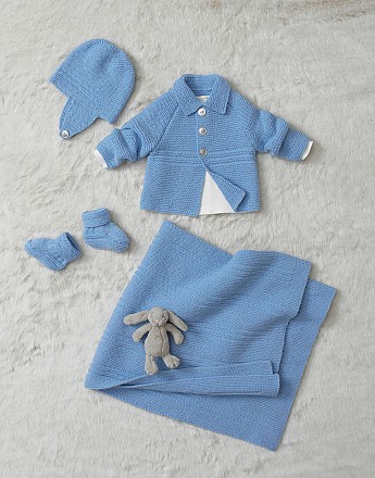 BABY JACKET IN SNUGGLY 4 PLY - Click to Enlarge
