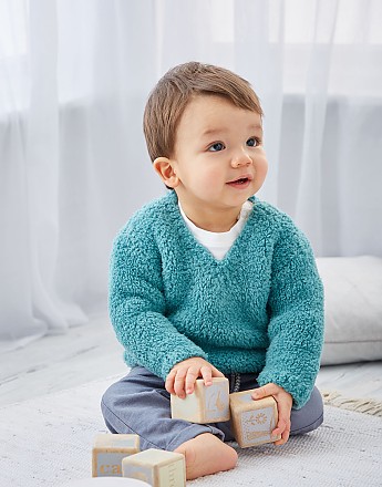BABY SWEATERS IN SNUGGLY BUNNY - Click to Enlarge