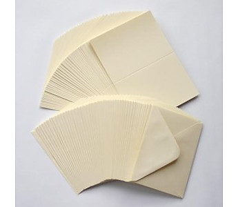 50 5x7 White or Ivory Cards and Envelopes - Click to Enlarge