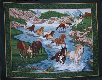 Horses Wall hanging - Click to Enlarge