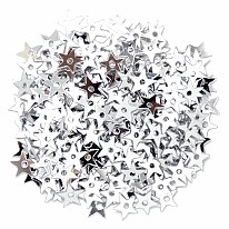 Sequins Miniature Stars 5mm - Silver