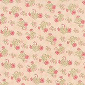 Floral pattern on pink