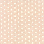 Pale pink/peach with white polka dot