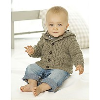 BABY ROUND NECK & HOODED JACKETS IN SNUGGLY DK