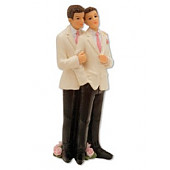 Same Sex Male Couple Wedding Cake Topper